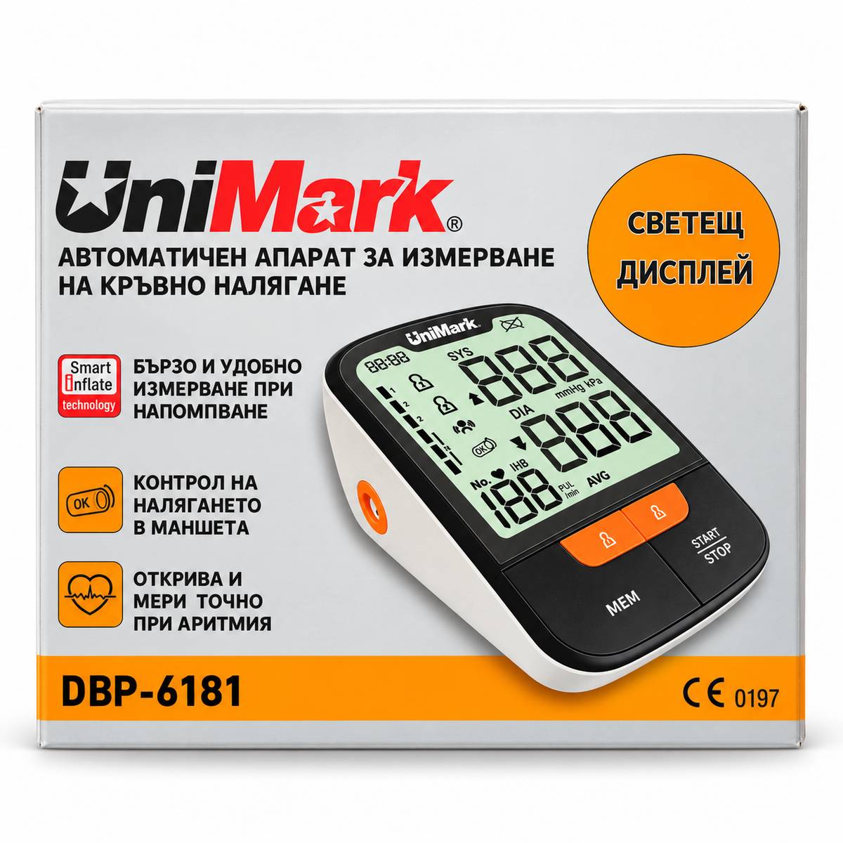 Апарат за кръвно Unimark DBP 6181